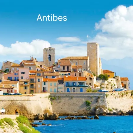 公寓 Sun-beach Avec Parking Et Jardin - 500m Des Plages De Juan Les Pins 昂蒂布