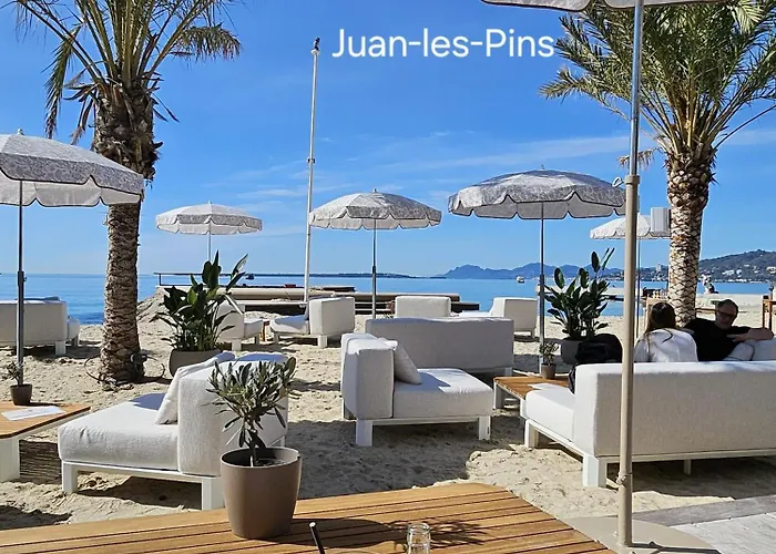 Sun-beach Avec Parking Et Jardin - 500m Des Plages De Juan Les Pins *