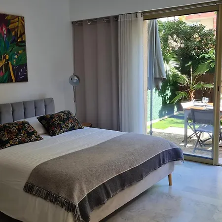 Sun-beach Avec Parking Et Jardin - 500m Des Plages De Juan Les Pins Apartment